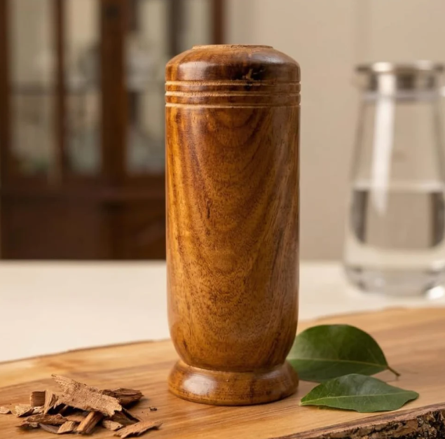 Herbal Wooden Tumbler