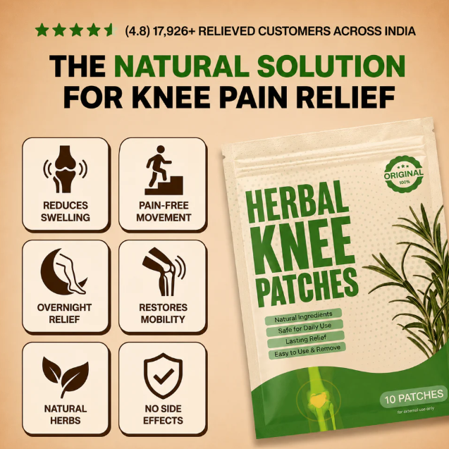 Knee Pain Relief Patch (Pack of 10)