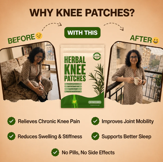 Knee Pain Relief Patch (Pack of 10)